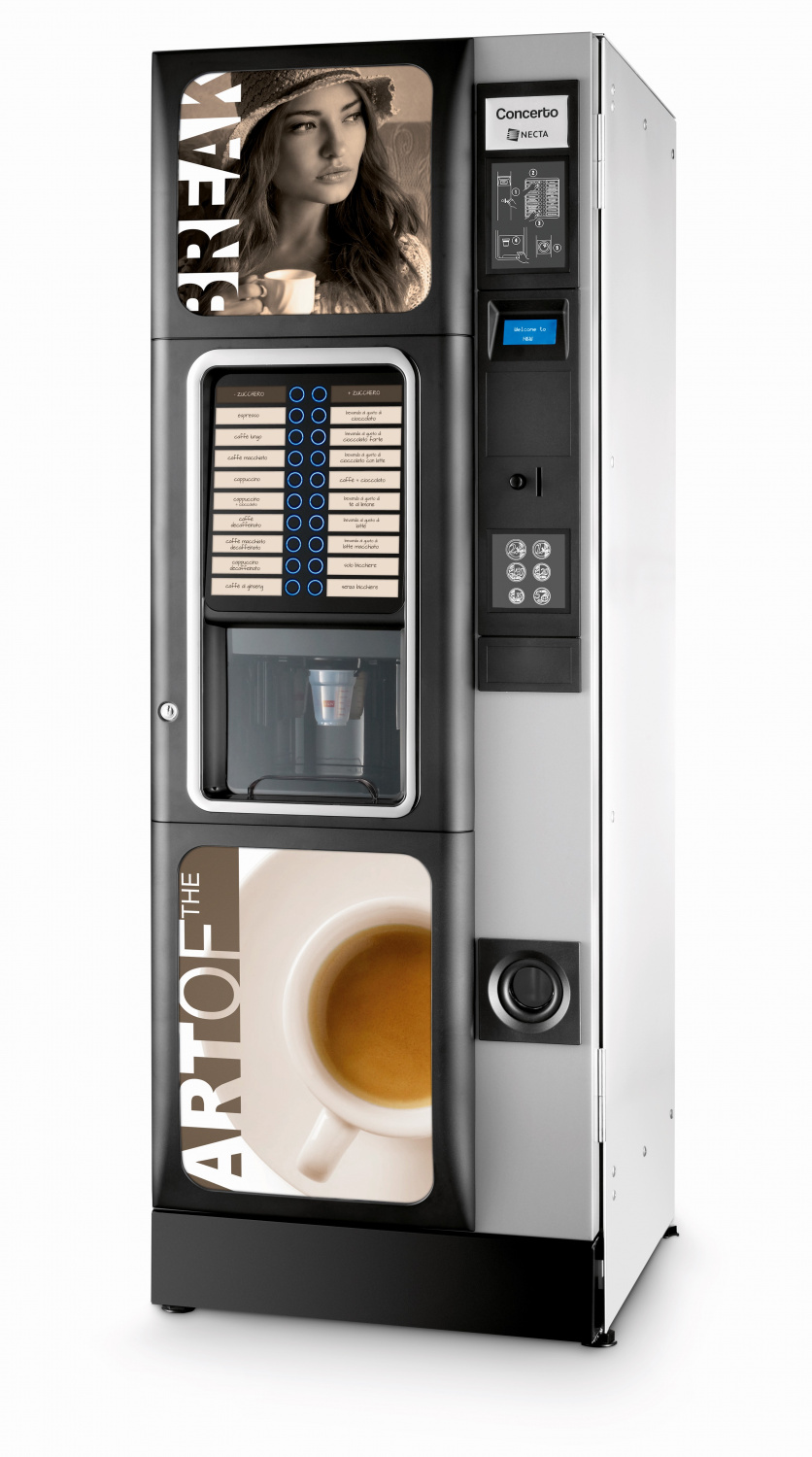 Купить кофе аппарат самообслуживания для бизнеса. Кофейный автомат Concerto es7. Кофейный автомат Saeco Oasi 400. Вендинговые аппараты Necta. Кофе аппарат Necta.